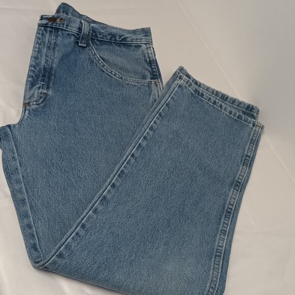 Rustler from wrangler jeans Regular Straight leg Jeans men's sz34x32 100% cotton - Picture 10 of 10